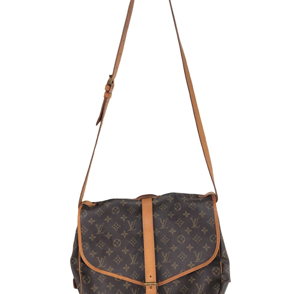 Louis Vuitton Saumur 35 Monogram Canvas Cross Body Bag AR0962